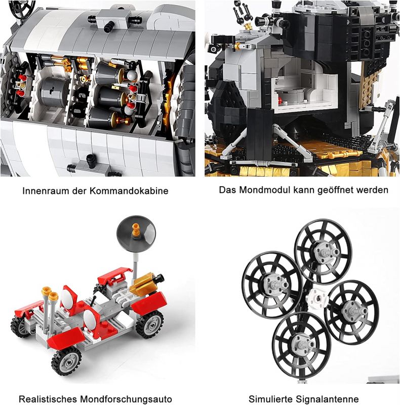 Apollo 11 Mondlandefähre mit Service Module