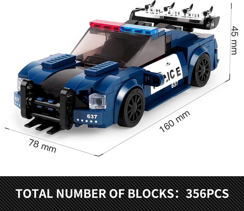 US Polizeiwagen mit Displaybox