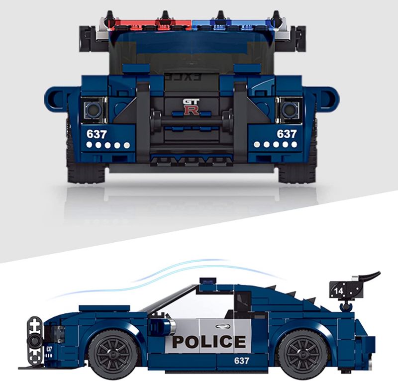 US Polizeiwagen mit Displaybox